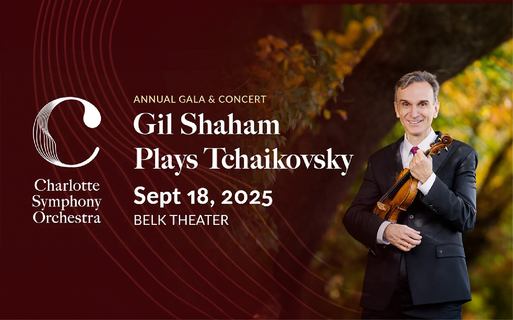 More Info for Annual Gala: Gil Shaham Plays Tchaikovsky