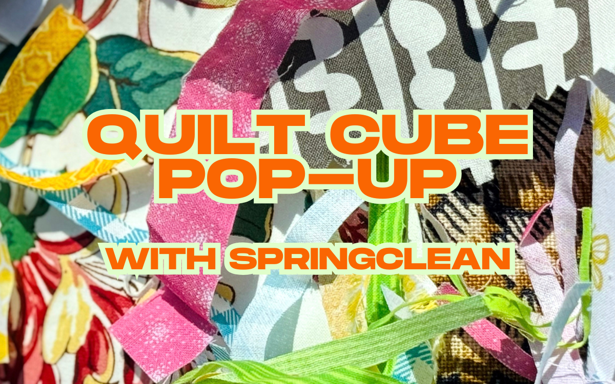 Quilt Cube Pop-Up with Springclean